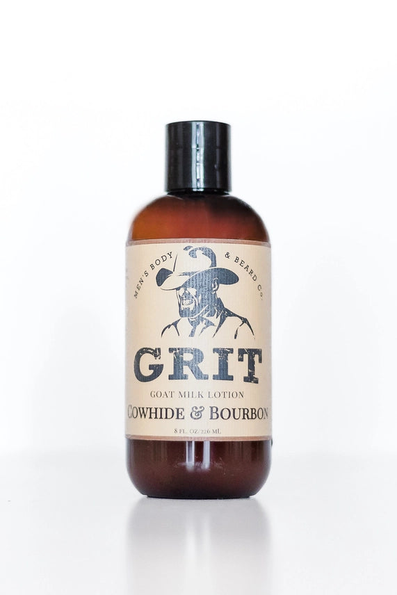 GRIT Cowhide & Bourbon Goat Milk Lotion