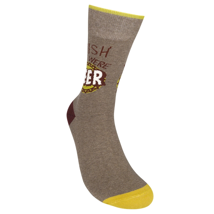 Wish You Were Beer Socks | Funny Unisex | Funatic
