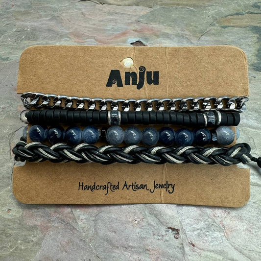 Anju Jewelry - Aadi Midnight Sky Bracelet 4 Piece Set