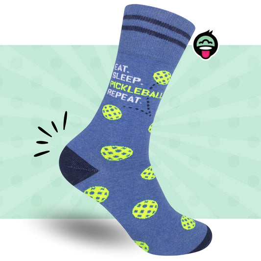Eat Sleep Pickleball Socks | Gifts | Funatic