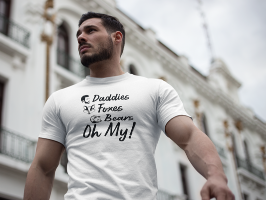 Daddies Foxes Bears Oh My Tshirt, Shirts for dad, dad shirt