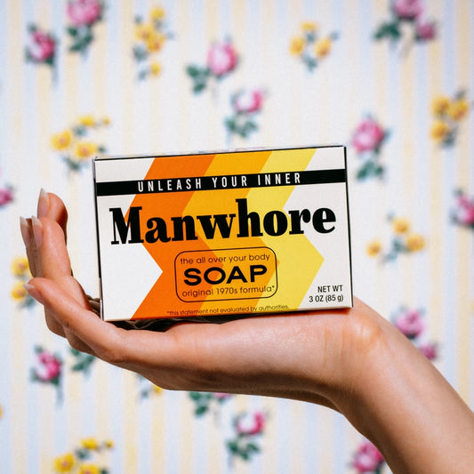 Manwhore Triple Milled Boxed Bar Soap | Funny Soap