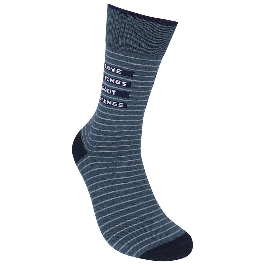 I Love Meetings Socks | Funny Unisex | Funatic
