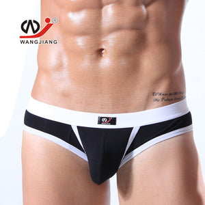 WANG JIANG Cotton Briefs w/ C-Ring Pouch (4 Colors)