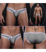 Wangjiang Snap Button Pouch Mesh Bikini (6 Colors), [product_type], Mainstreet Male, Mainstreet Male