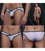 Wangjiang Snap Button Pouch Mesh Bikini (6 Colors), [product_type], Mainstreet Male, Mainstreet Male