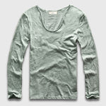 Slim V-Neck Long Sleeve T-Shirt, Top, Mainstreet Male, Mainstreet Male