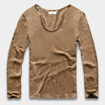 Slim V-Neck Long Sleeve T-Shirt, Top, Mainstreet Male, Mainstreet Male