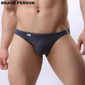 Brave Person Mini Bikini Briefs with Side Metal Buckle, Underwear, Mainstreet Male, Mainstreet Male
