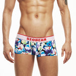 SEOBEAN Floral Low-waist U-Pouch Cotton Trunks, [product_type], Mainstreet Male, Mainstreet Male