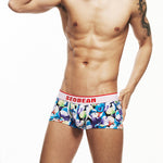 SEOBEAN Floral Low-waist U-Pouch Cotton Trunks, [product_type], Mainstreet Male, Mainstreet Male