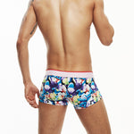 SEOBEAN Floral Low-waist U-Pouch Cotton Trunks, [product_type], Mainstreet Male, Mainstreet Male