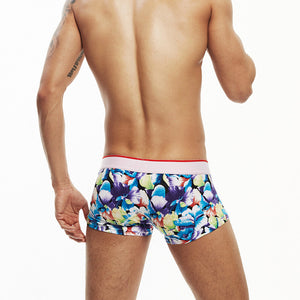 SEOBEAN Floral Low-waist U-Pouch Cotton Trunks, [product_type], Mainstreet Male, Mainstreet Male