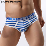 Striped Cotton Briefs, Underwear, Mainstreet Male, Mainstreet Male