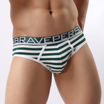 Striped Cotton Briefs, Underwear, Mainstreet Male, Mainstreet Male