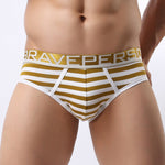 Striped Cotton Briefs, Underwear, Mainstreet Male, Mainstreet Male