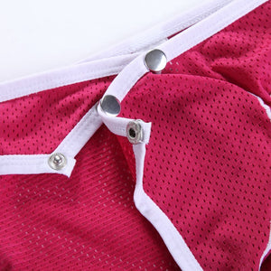 Wangjiang Snap Button Pouch Mesh Bikini (6 Colors), [product_type], Mainstreet Male, Mainstreet Male