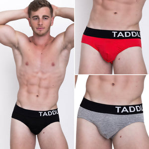 Taddlee 3 Pack Modal Low Rise Classic Pouch Briefs, Underwear, Mainstreet Male, Mainstreet Male