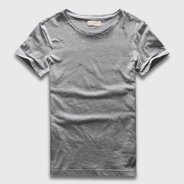 Basic Slim Fit V-Neck T-Shirt, Top, Mainstreet Male, Mainstreet Male