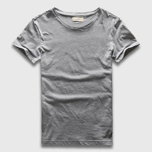 Basic Slim Fit V-Neck T-Shirt, Top, Mainstreet Male, Mainstreet Male
