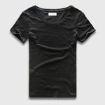 Basic Slim Fit V-Neck T-Shirt, Top, Mainstreet Male, Mainstreet Male
