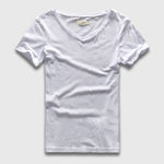 Basic Slim Fit V-Neck T-Shirt, Top, Mainstreet Male, Mainstreet Male