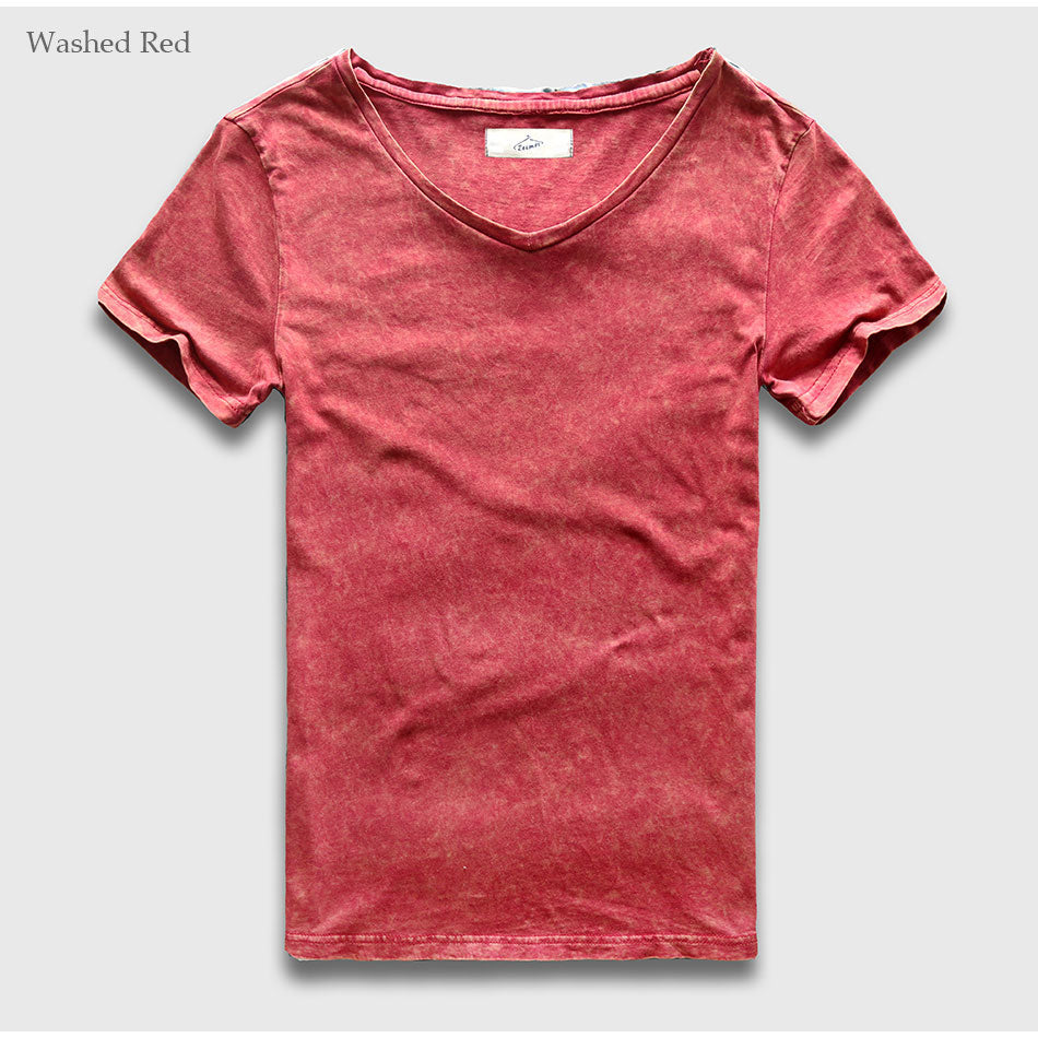 Slim Tight Fit V-Neck Marble T-Shirt, Top, Mainstreet Male, Mainstreet Male