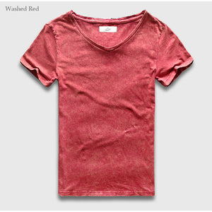 Slim Tight Fit V-Neck Marble T-Shirt, Top, Mainstreet Male, Mainstreet Male