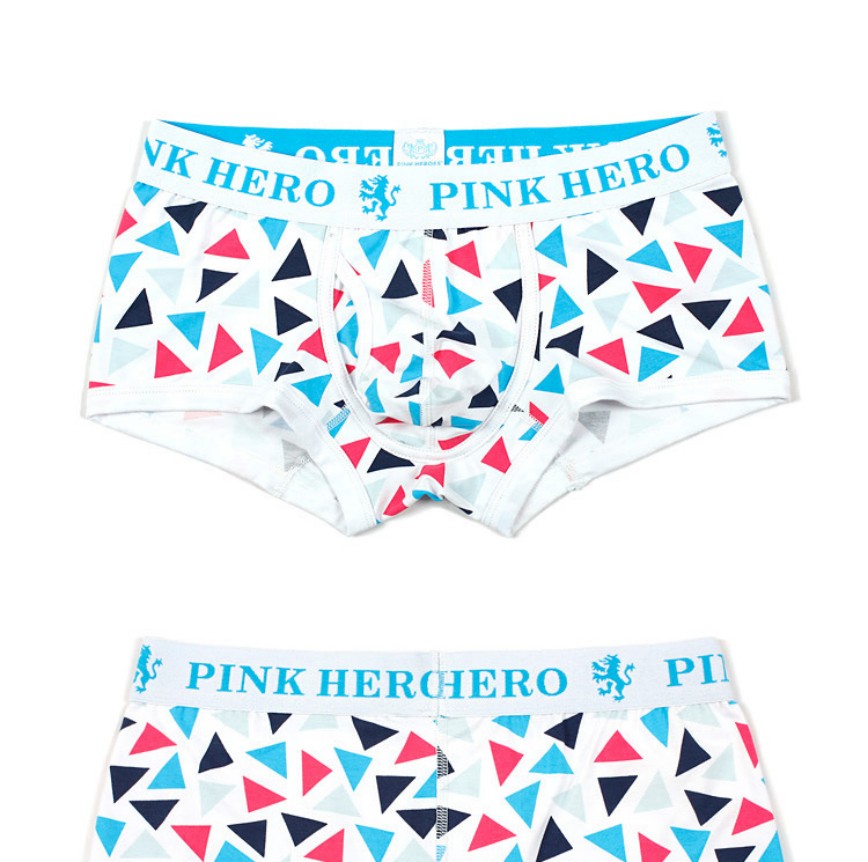 Pink Hero Printed Trunks (4 Patterns), Underwear, Mainstreet Male, Mainstreet Male