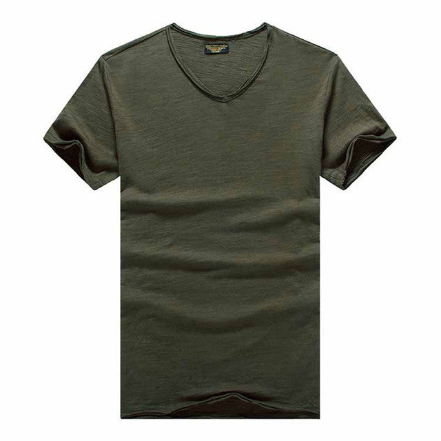 V-Neck Slim Fit T-Shirt, Top, Mainstreet Male, Mainstreet Male