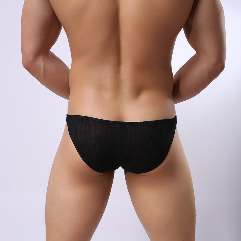 Ribbed Hipster Bikini Briefs with Pouch, Underwear, Mainstreet Male, Mainstreet Male
