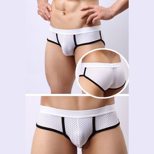 Mesh Low Waist U Convex Pouch Brief (3 Colors), Underwear, Mainstreet Male, Mainstreet Male