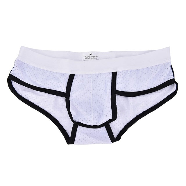 Mesh Low Waist U Convex Pouch Brief (3 Colors), Underwear, Mainstreet Male, Mainstreet Male