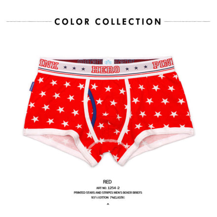 Pink Hero Patriotic Trunks (4 Colors), Underwear, Mainstreet Male, Mainstreet Male