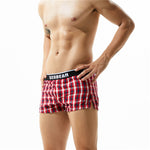 SEOBEAN 100% Cotton Plaid Trunks (8 Colors), Underwear, Mainstreet Male, Mainstreet Male