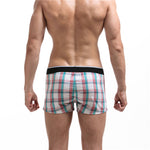 SEOBEAN 100% Cotton Plaid Trunks (8 Colors), Underwear, Mainstreet Male, Mainstreet Male