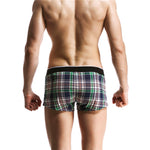 SEOBEAN 100% Cotton Plaid Trunks (8 Colors), Underwear, Mainstreet Male, Mainstreet Male