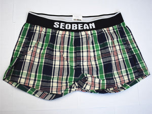 SEOBEAN 100% Cotton Plaid Trunks (8 Colors), Underwear, Mainstreet Male, Mainstreet Male