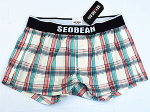 SEOBEAN 100% Cotton Plaid Trunks (8 Colors), Underwear, Mainstreet Male, Mainstreet Male