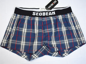 SEOBEAN 100% Cotton Plaid Trunks (8 Colors), Underwear, Mainstreet Male, Mainstreet Male