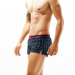 SEOBEAN 100% Cotton Plaid Trunks (8 Colors), Underwear, Mainstreet Male, Mainstreet Male