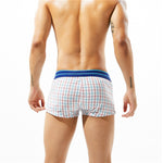 SEOBEAN 100% Cotton Plaid Trunks (8 Colors), Underwear, Mainstreet Male, Mainstreet Male