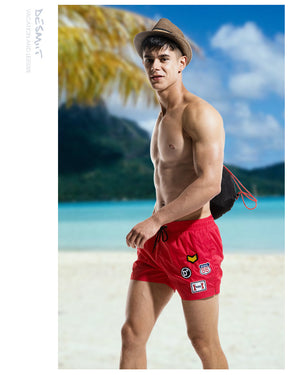 DESMIIT Patches Swim Shorts (3 Colors), Swimwear, Mainstreet Male, Mainstreet Male