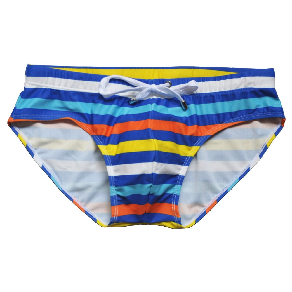 UXH Striped Swim Briefs, [product_type], Mainstreet Male, Mainstreet Male