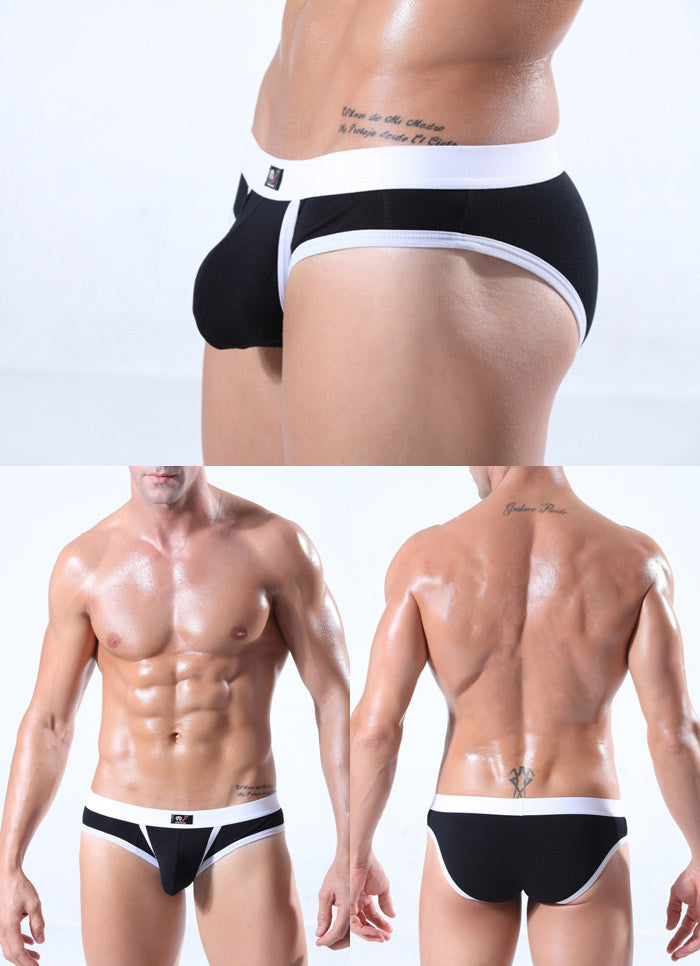 WANG JIANG Cotton Briefs w/ C-Ring Pouch (4 Colors), [product_type], Mainstreet Male, Mainstreet Male