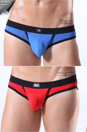 WANG JIANG Cotton Briefs w/ C-Ring Pouch (4 Colors), [product_type], Mainstreet Male, Mainstreet Male