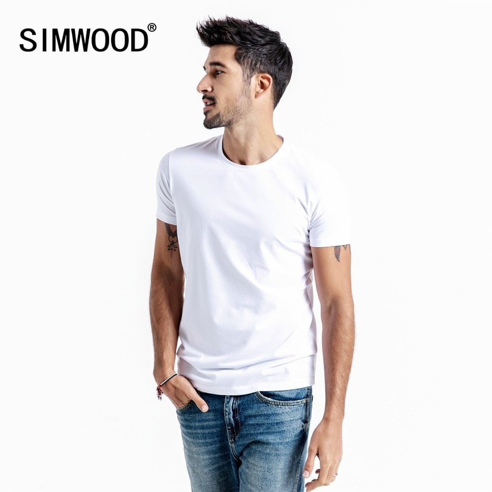 SIMWOOD Solid Slim Basic T-Shirt (3 Colors), Tops, Mainstreet Male, Mainstreet Male