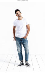SIMWOOD Solid Slim Basic T-Shirt (3 Colors), Tops, Mainstreet Male, Mainstreet Male
