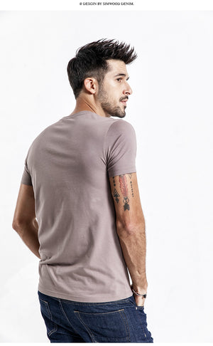 SIMWOOD Solid Slim Basic T-Shirt (3 Colors), Tops, Mainstreet Male, Mainstreet Male