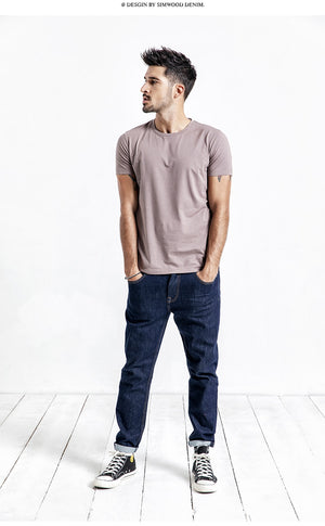 SIMWOOD Solid Slim Basic T-Shirt (3 Colors), Tops, Mainstreet Male, Mainstreet Male